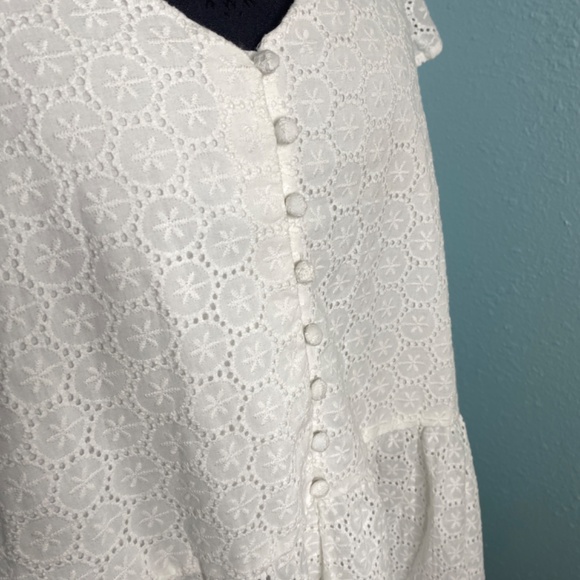 NWT Joie White Eyelet Mommy & Me Dress - Picture 5 of 13